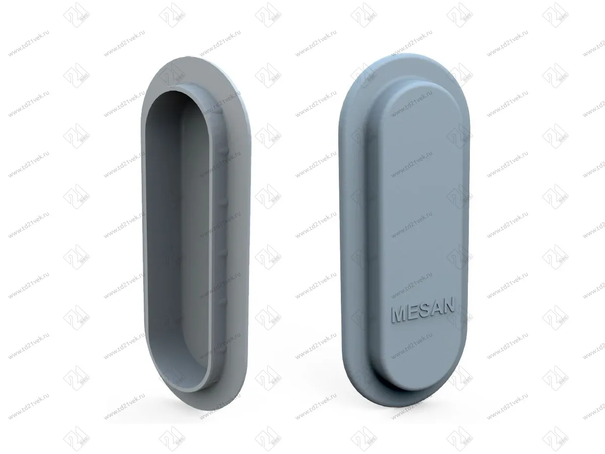 102-91-17-303 Крышка Mesan (для 3Dпотайного подвеса), пластик, серый <100> 1