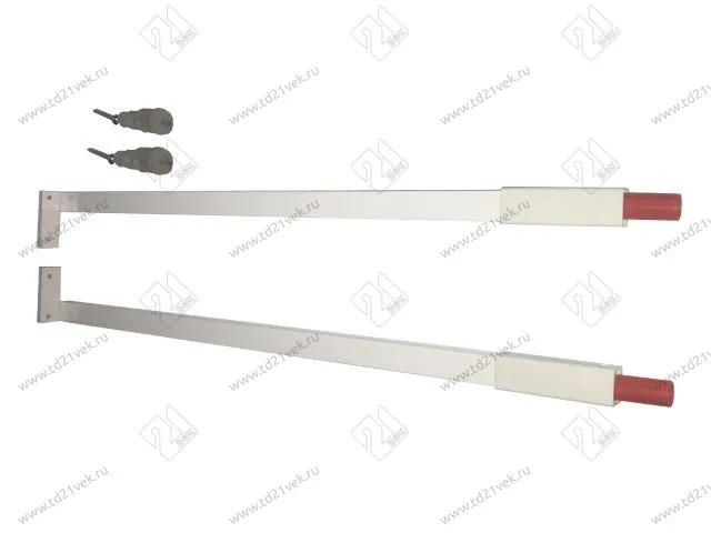 12796141501 FLOWBOX Рейлинг L450 мм (белый) (для деревянной задней панели) <12> 1