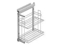 S-2891-C Выдвижная система для противней в базу 350 мм, Starax, (310х475х640) правая, хром