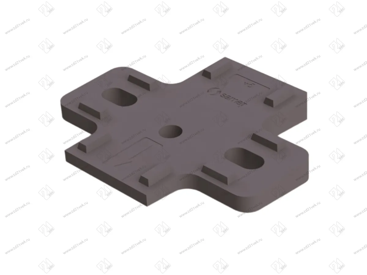 102111 Подкладка для петель STAR TRACK и STAR, дистанция 7.5 мм пластиковая, серая <250> 1