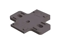 102111 Подкладка для петель STAR TRACK и STAR, дистанция 7.5 мм пластиковая, серая <250>