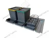 S-2564-A Система сортировки в базу 900 мм, Starax Order 2, (840-800x490-415x305 мм), антрацит превью 1