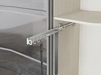 S-6544-G Вешалка для галстуков и ремней, Starax, (85х460х90 мм), левая