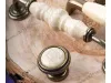 KF03-05 OAB Ручка-кнопка с фарфором,оксидированная бронза 100/500 превью 2