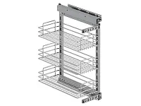 S-2205-C Бутылочница 300, Starax, 3-х ярусная, направляющие Blum Tandem, (255х470х635 мм), левая