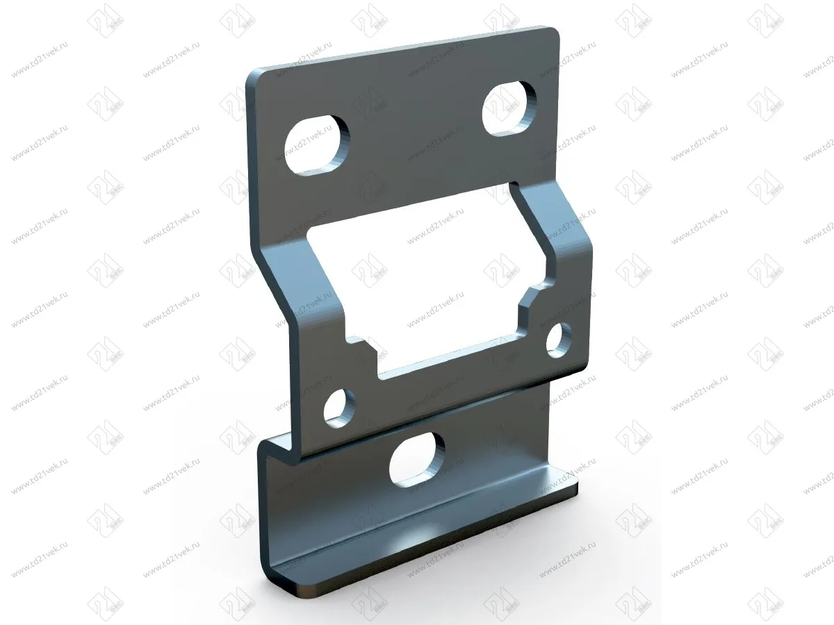 105-03-21-403 Пластина Mesan (для 3Dпотайного подвеса) (одинарная)(50х66мм) цинк <100> 1