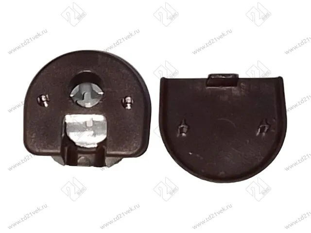 ACKRF016 Стяжка RAFFIX DUO d20*H12,5 мм с эксцентриком для плиты 16 мм, коричневая 2