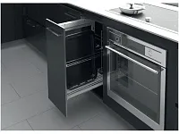 S-2891-C Выдвижная система для противней в базу 350 мм, Starax, (310х475х640) правая, хром