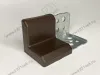 Уголок крепежный 28х28х28мм толщ.1,2мм с крышкой, 028.22 венге <500> превью 1