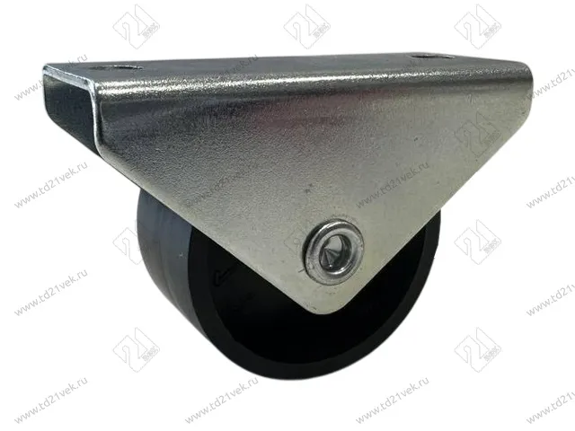 Опора колесная 102 прямоходная, d30 мм, h32 мм, нагрузка 28 кг, черный 1