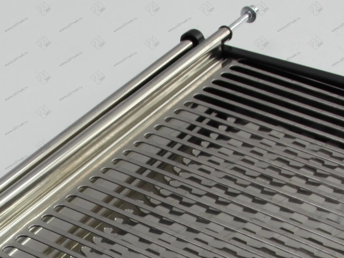 Сушилка для посуды 500мм двухуровневая, с поддоном, нержавеющая сталь (комплект посудосушителей), 1 индивидуальная упаковка 4