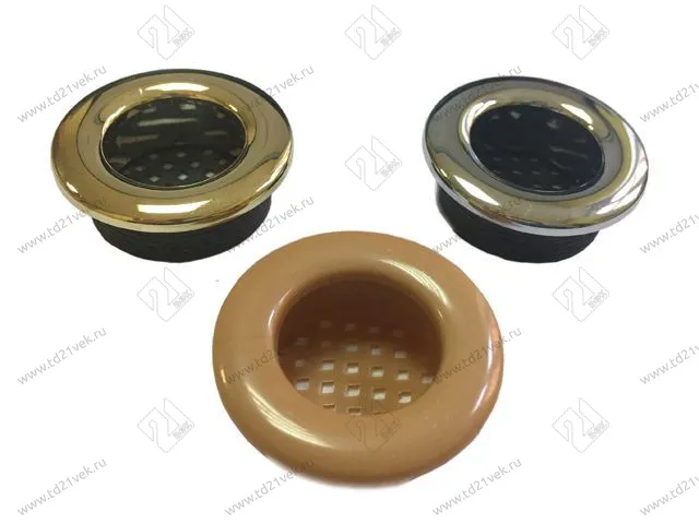 Ручка"Оскар" 5351-06 врезн. кругл (хром)<30/900> 1