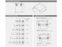 S.01.SOFT.500 Направляющие 500мм скрытого монтажа полного выдвижения, нагрузка-35кг, c доводчиком