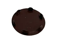 Заглушка для технологических отверстий, D35 мм, коричневая