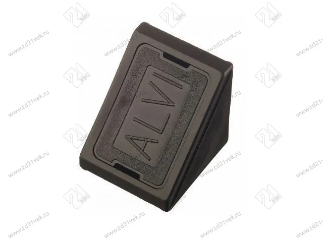 Уголок пластиковый №22 без крышки+крышка (А)(черный) 100/1500 1