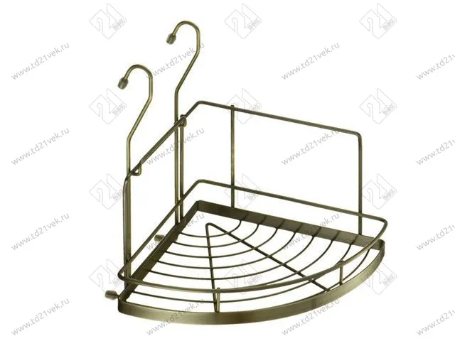 YJ-G301A AB Полка угловая малая (230х230х230) бронза <6> 1