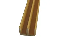 Направляющие для стекла 2м., бежевый