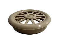 Вентиляционная решетка d40/46, h12 мм, бежевая