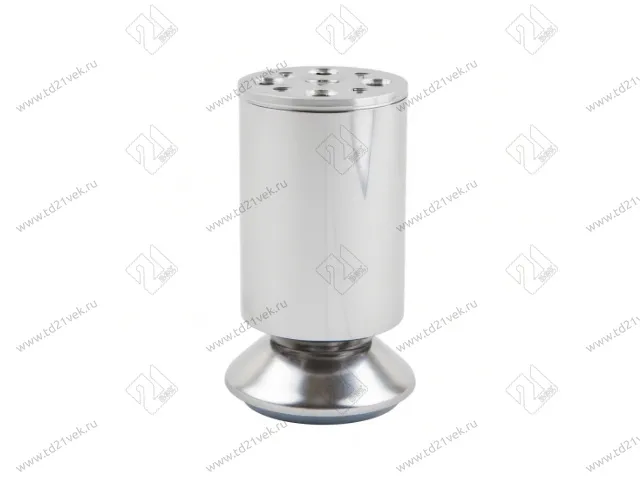 Опора мебельная d50, H100, хром-хром 1