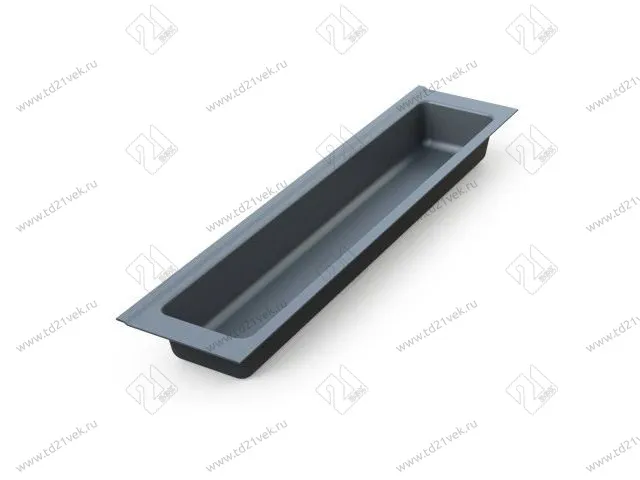 105-83-01-309 Лоток для столовых приборов Mesan TrayBond, 1 отдел,  (Ш107хГ480-444хВ45) антрацит <5/80> 1