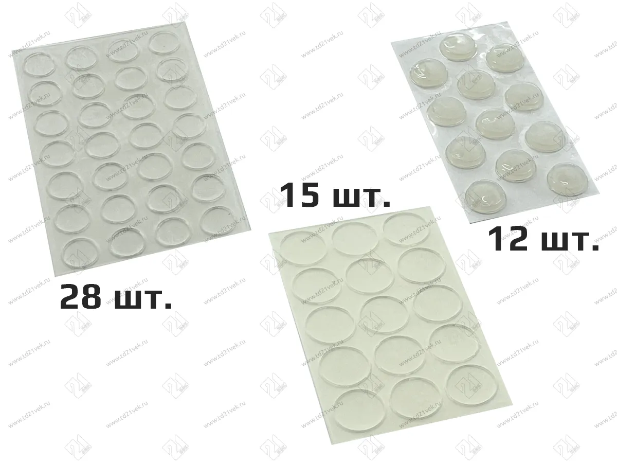 Подкладка стеклянного стола Pacific PC 2860 (18x3,8мм)  (12шт на листе) <25/750> 3