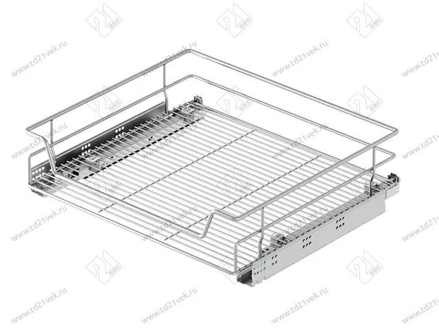 S-2335-C Выдвижная корзина на распашной фасад в базу 550 мм, Starax, направляющие Blum Tandem, (510-530х482х145 мм) 3