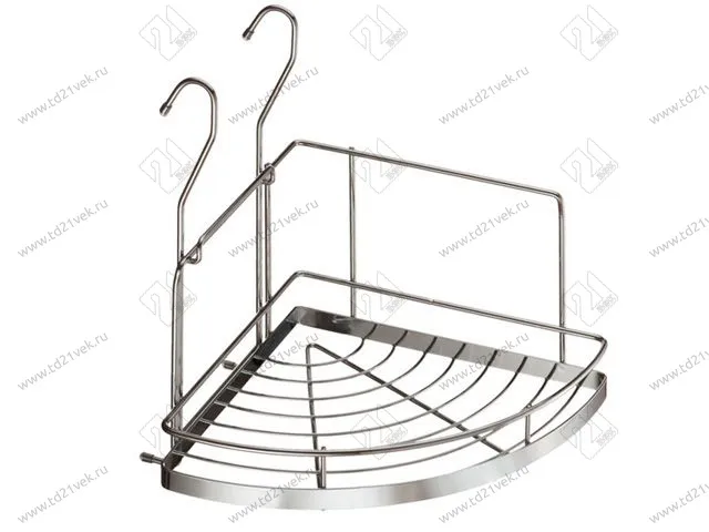 YJ-G301A Полка угловая малая (230х230х230) хром <6> 1