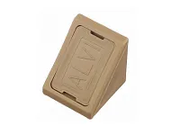 Уголок пластиковый №15 без крышки+крышка (А)(карамельный) 100/1500