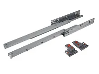 DB8781Zn/500 Направляющие, 500 мм скрытого монтажа 2D B-slide c доводчиком <10>