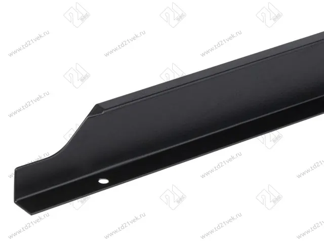 Профиль-ручка торцевая 320мм (L396мм) черный матовый 2