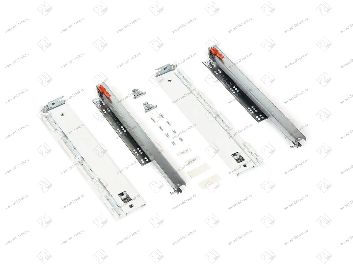 12716713630145 FLOWBOX L350 мм / H106 (с доводчиком + PUSH OPEN) (белый) (pack) <6> 1