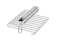 S-6722-W Брючница в базу 400 мм, Starax, (360х460х150 мм), алюминий, хром