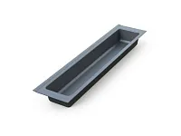 105-83-01-309 Лоток для столовых приборов Mesan TrayBond, 1 отдел,  (Ш107хГ480-444хВ45) антрацит <5/80>