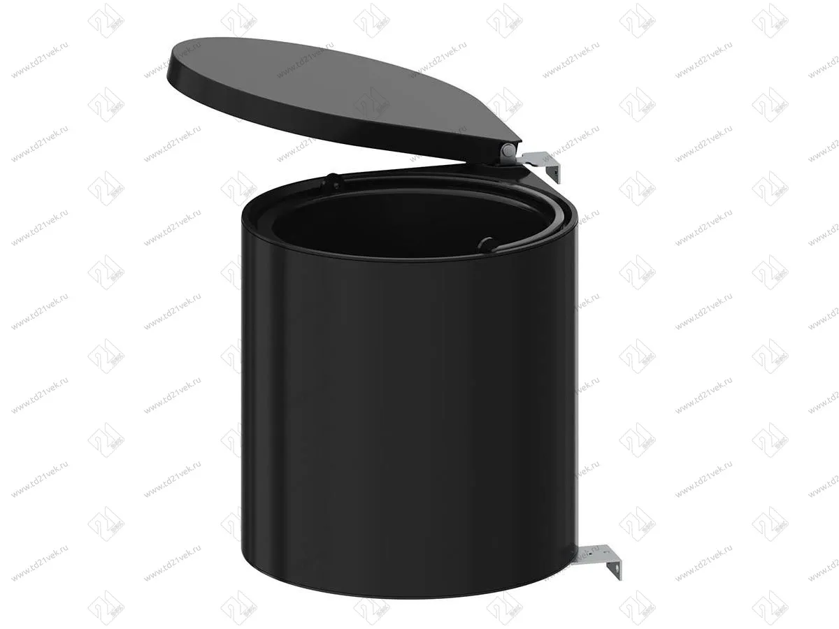 S-2253-B Мусорное ведро, Starax Waste Bin, 10 л, (355x300x380 мм), черный 2