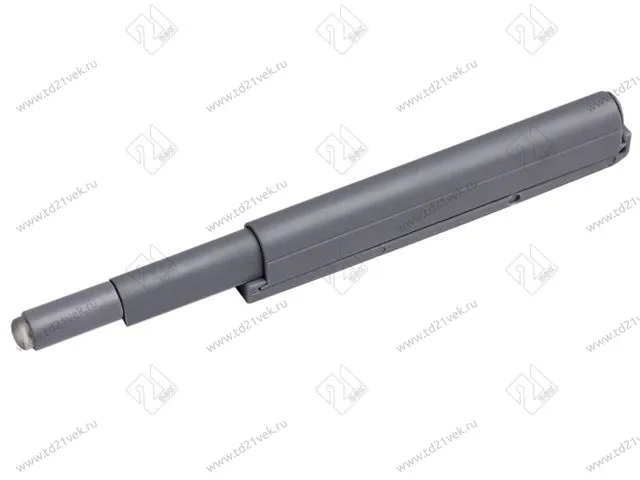 AMF10/GR Упор-защелка фасада c толкателем push-to-open, скр крепления серый <50/600> 2