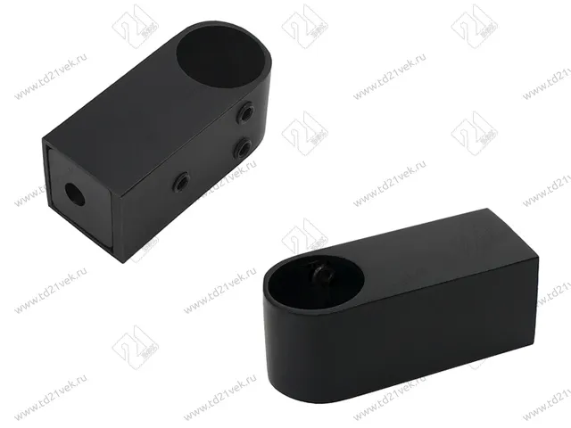 Держатель рейлинга модерн черный 2