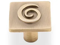 RK-07 BA Ручка-кнопка, бронза <100/500>