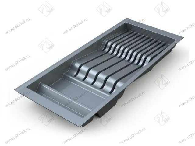 105-83-53-309 Лоток для ножей Mesan TrayBond,5 больш.+6маленьких  (Ш206,5ХГ480-444хВ45) антрацит <2/10> 1