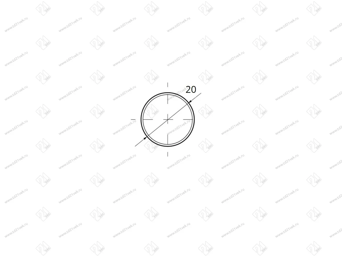 Зеркалодержатель, d=20мм, сталь, хром, (1 компл = 4шт) 2