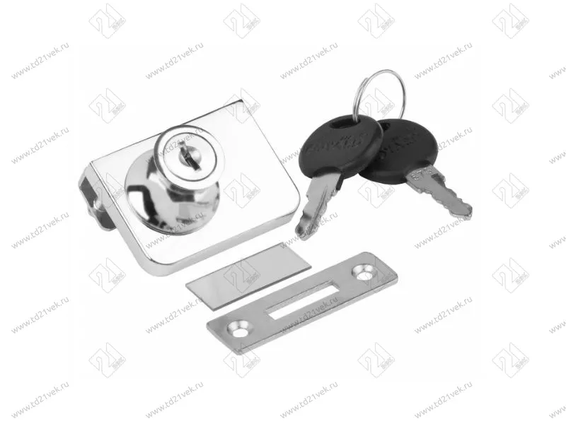 Z258СР.2/18 Замок мебельный, хром <12> 1