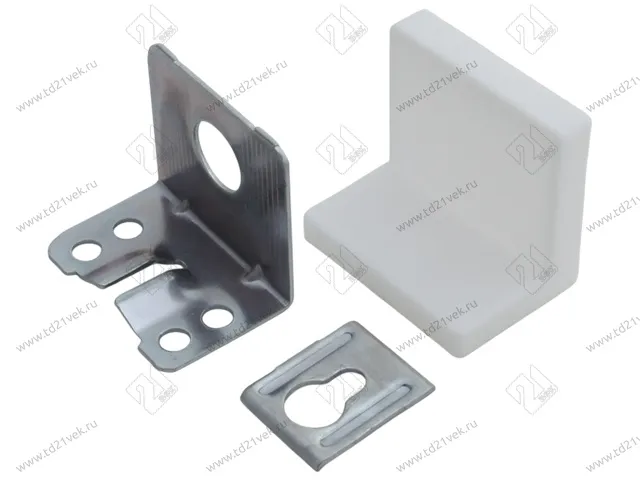 Навес мебельный L-образный, 45х35х50 мм, белый 1