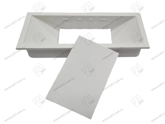 Заглушка кабель-канала, 156х66х22мм, белый 2