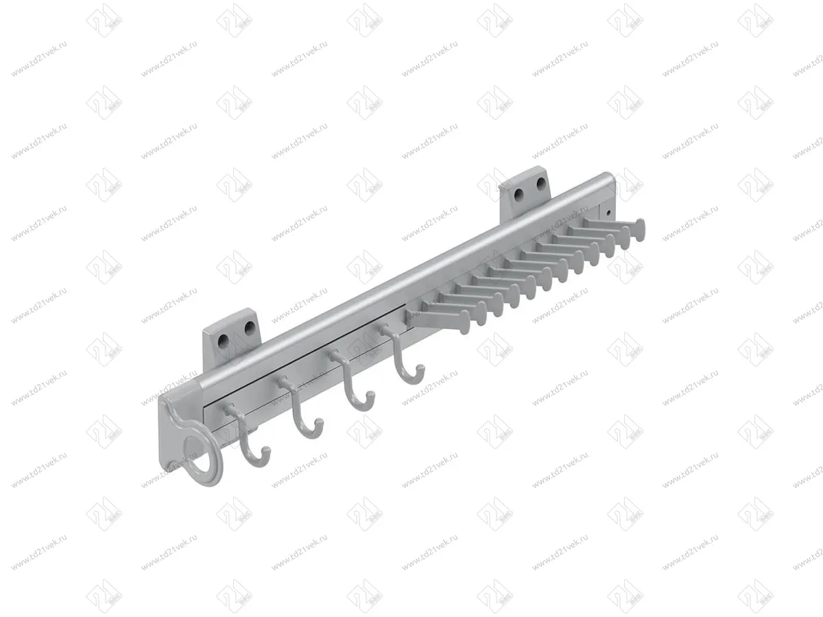 S-6544-G Вешалка для галстуков и ремней, Starax, (85х460х90 мм), левая 2