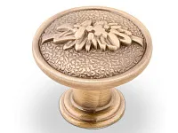 RK-001 AB Ручка-кнопка, 28 мм,  античная бронза <100/500>