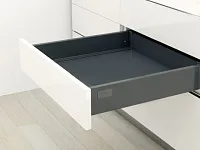 Комплект ящика Dragon-Pro, Soft-Close, L350 мм, H95 мм, нагрузка 40 кг, темно-серый, с доводчиком