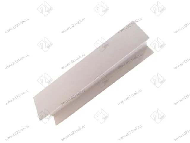 Соединительный профиль к цоколю 100мм, белый декор  <> 1