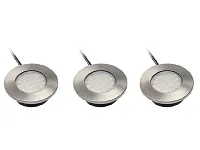 LD-OBP27ZB-53 Комплект 3-х круглых LED светильников BARRI PLUS 3528SMD, 3x1,5W, 27 LED, 230VAC, холодный белый