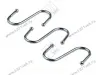 LE 311B Комплект крючков больших для рейлинга (3 шт) хром <50/200> превью 1