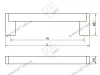 Ручка-рейлинг Оскар 14.228/128 (алюмин) (ST) <100> превью 2