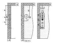 Навес скрытый для шкафа L+R до 120 кг (для верхней базы) цинк, Р4818
